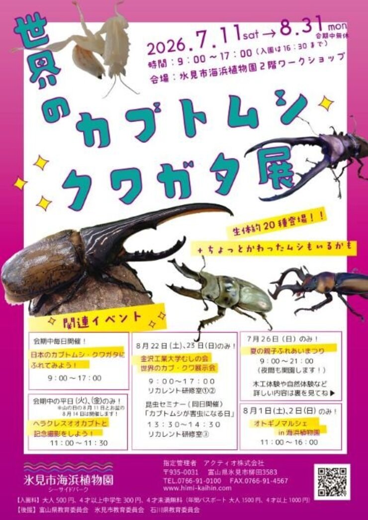 世界のカブトムシ・クワガタ展